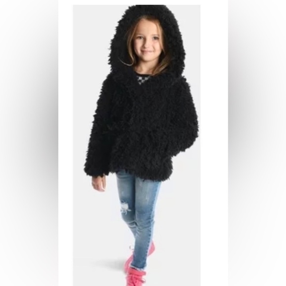 Appaman Other - APPAMAN CLEO FAUX FUR COAT JACKET WITH HOODIE GIRL SIZE 4